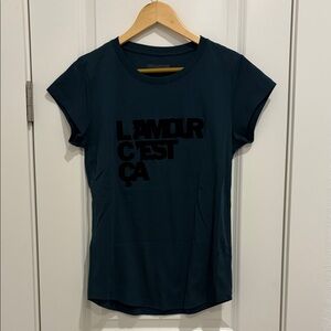 Zadig & Voltaire Dark Teal Graphic Tee